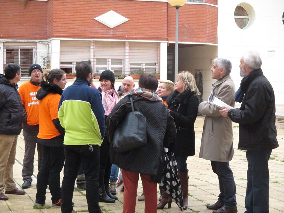 El PSOE en el Barrio de San L&aacute;zaro hoy Viernes