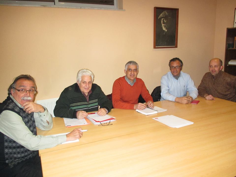 <p>Reuni&oacute;n del Candidato del PSOE a la Alcald&iacute;a con el Presidente de la Cofrad&iacute;a de la Vera Cruz</p>