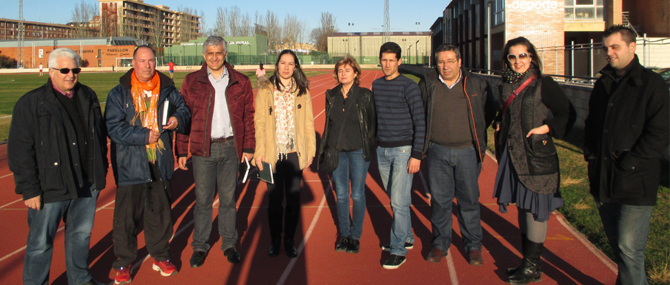<div><strong>Visita de los candidatos del PSOE al Club Atletismo Zamora en la Casa del Deporte</strong></div>