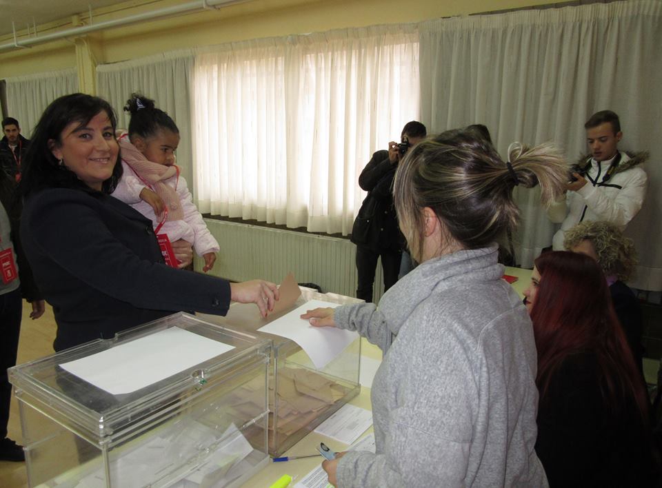 <strong>Jornada Electoral 20-D. Ana S&aacute;nchez: &ldquo;Hoy tenemos una oportunidad para el cambio&rdquo;</strong>