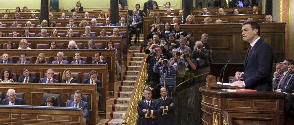 <div><strong>Discurso de Investidura de Pedro S&aacute;nchez en el Congreso de los Diputados&nbsp;</strong></div><div>Martes 1-Marzo-2016&nbsp;</div><div><br /></div><div><br /></div>