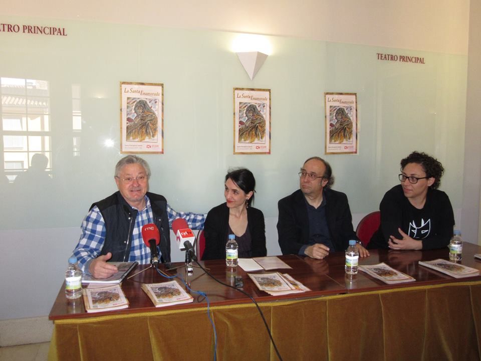 <div><strong>La Concejala Soraya Merino en la presentaci&oacute;n de &ldquo;La Santa Enamorada&rdquo; en el Teatro Principal de Zamora hoy Lunes&nbsp;</strong></div><div><div><br /></div></div>