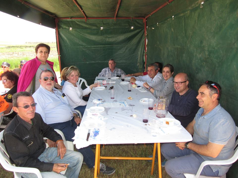 <strong>Representantes del PSOE en la popular Romer&iacute;a de La Virgen del Viso, en la Tierra del Vino</strong>