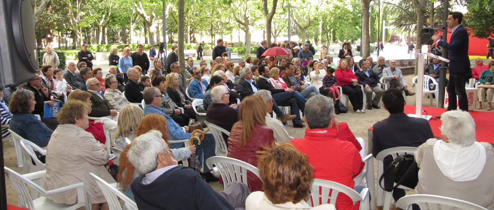 <strong>Mitin del PSOE de Zamora en la Plaza de La Marina con Antonio Hernando hoy Mi&eacute;rcoles</strong>