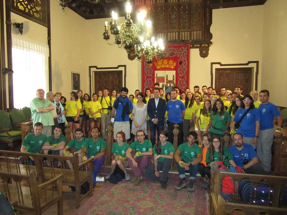 <strong>Recepción en el Ayuntamiento de Zamora a los jóvenes integrantes de la Ruta Inti</strong>