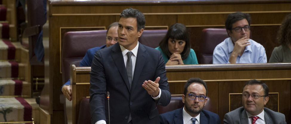 <strong>Intervenci&oacute;n de Pedro S&aacute;nchez en el Congreso de los Diputados hoy Viernes 2-Septiembre-2016</strong>