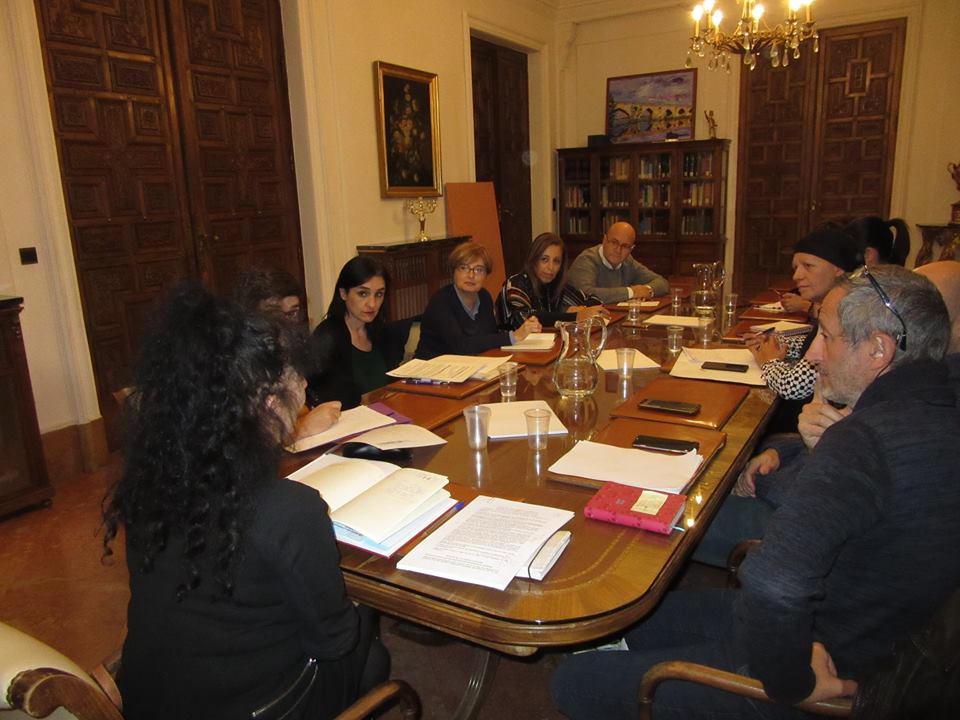 <strong>Soraya Merino y Dori Martín en la Comisión de Igualdad, Ciudadanía y Barrios del Ayuntamiento de Zamora hoy Martes</strong>