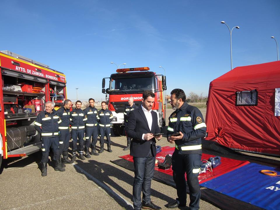 <div><strong>Fagúndez presenta el nuevo equipamiento para los Bomberos de Zamora por importe de 192.171,84 euros</strong></div>