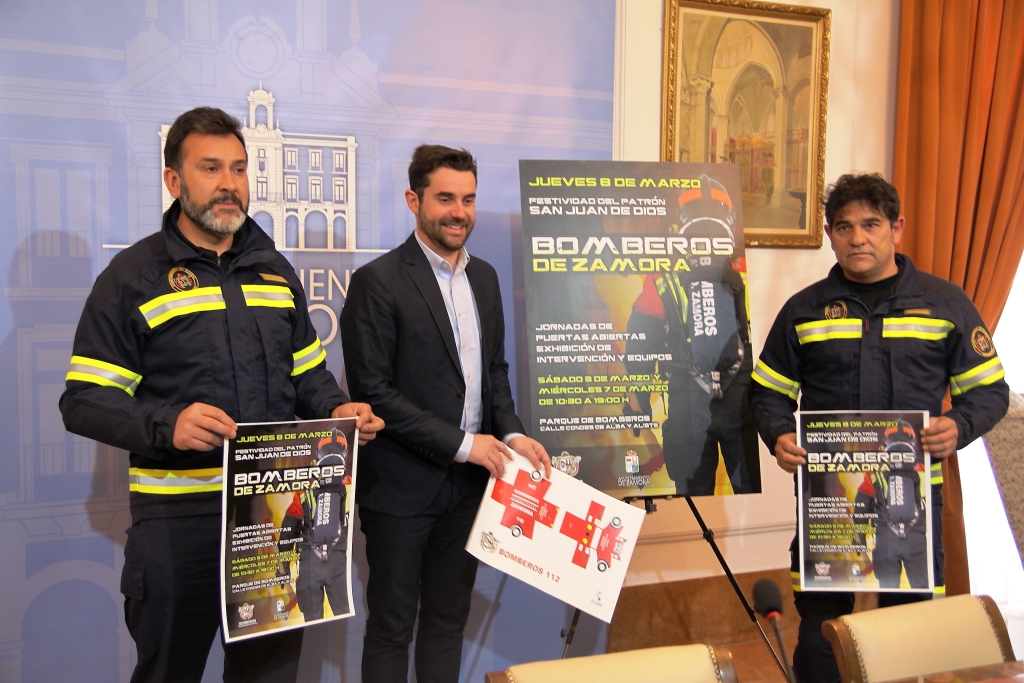 <strong>Los Bomberos de Zamora conmemoran su festividad con actividades para los niños, simulacros y jornada de puertas abiertas </strong>