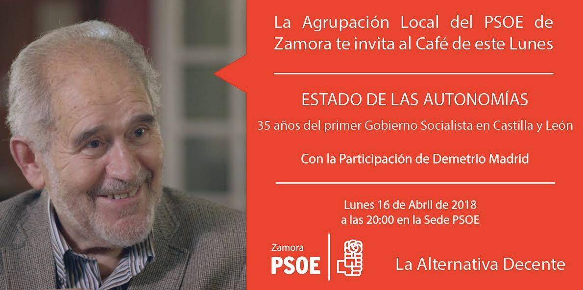 <strong>Demetrio Madrid en &ldquo;El Caf&eacute; de los Lunes&rdquo; ma&ntilde;ana 16 de Abril a partir de las 20:00 h.</strong>