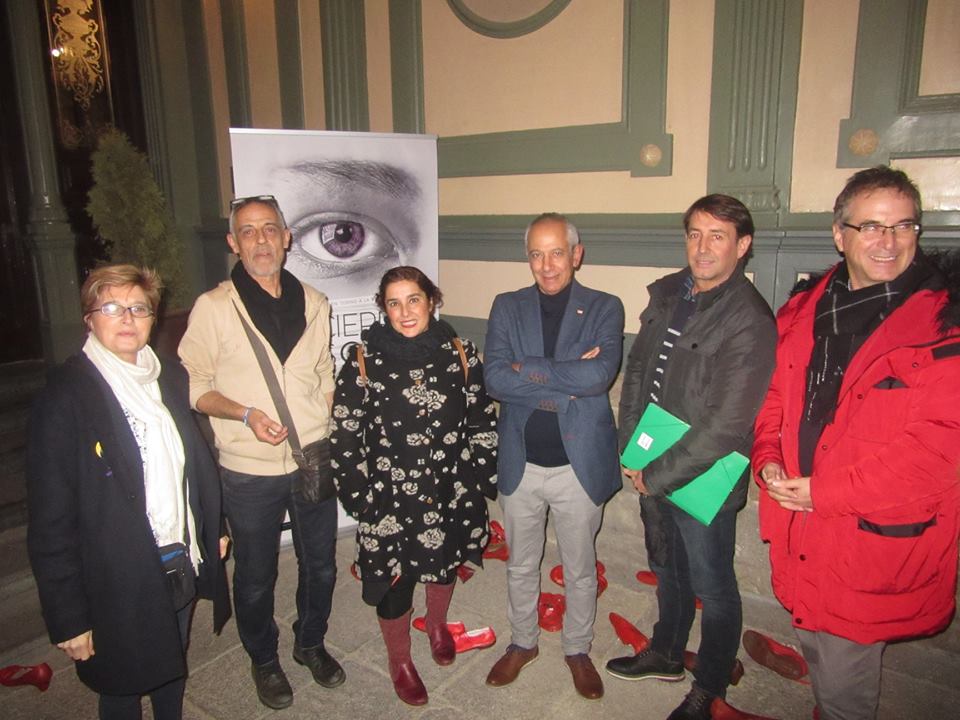 <strong>"No cierres los ojos&rdquo;, una &ldquo;performance&rdquo; contra la violencia machista</strong>