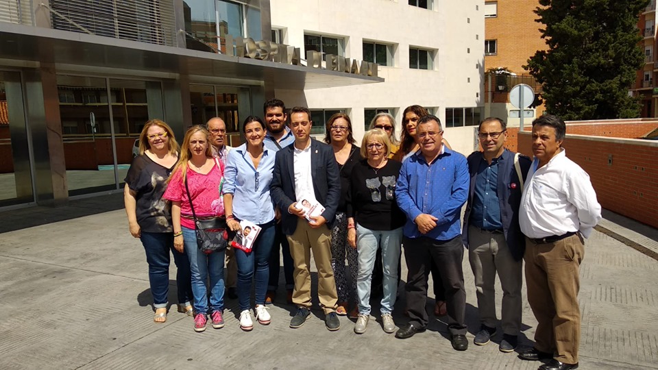 <strong>Visita al Mercadillo de Benavente y rueda de prensa en el Hospital Comarcal</strong>