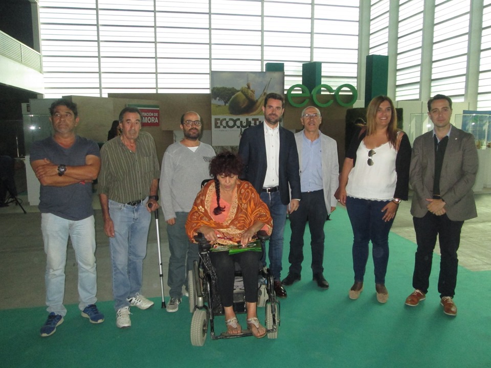<strong>Representantes del PSOE de Zamora en la inauguraci&oacute;n de ECOCULTURA, hoy Viernes</strong>