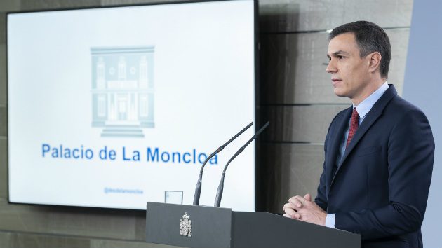 <div><strong>Pedro S&aacute;nchez: Prosigue el estado de alarma y contin&uacute;a el confinamiento general</strong></div>