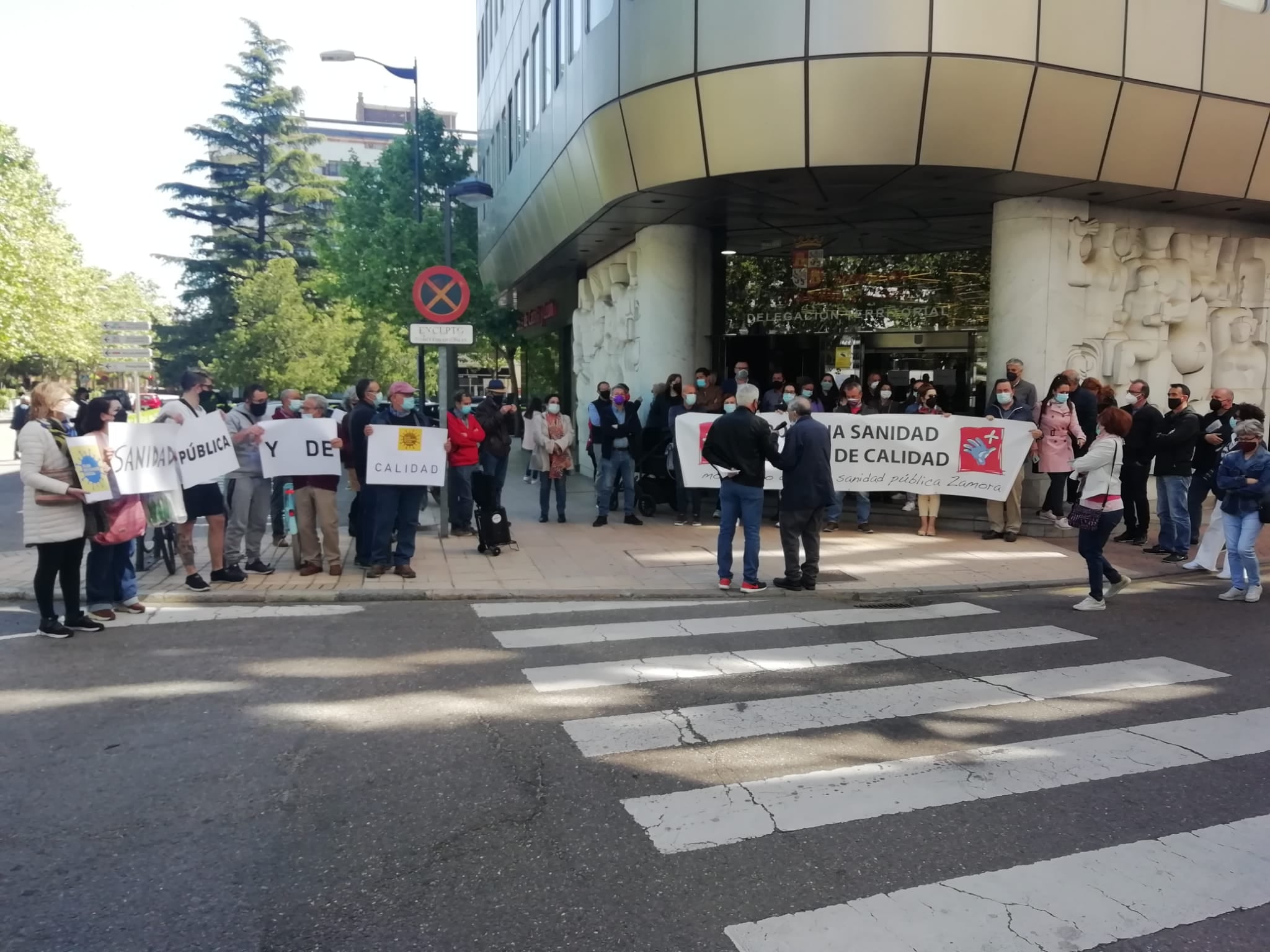 <strong>Concentraci&oacute;n en Defensa de la Sanidad P&uacute;blica en Zamora&nbsp;</strong>