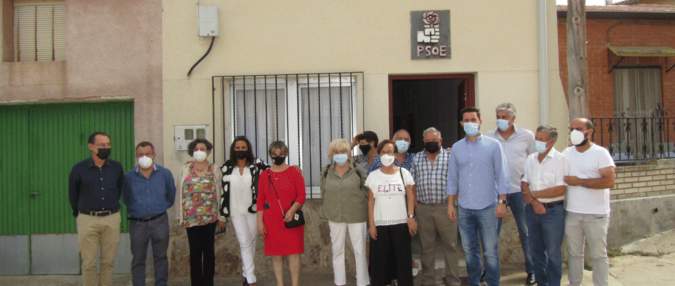 <strong>Visita de representantes del PSOE de Zamora a San Miguel de la Ribera</strong>