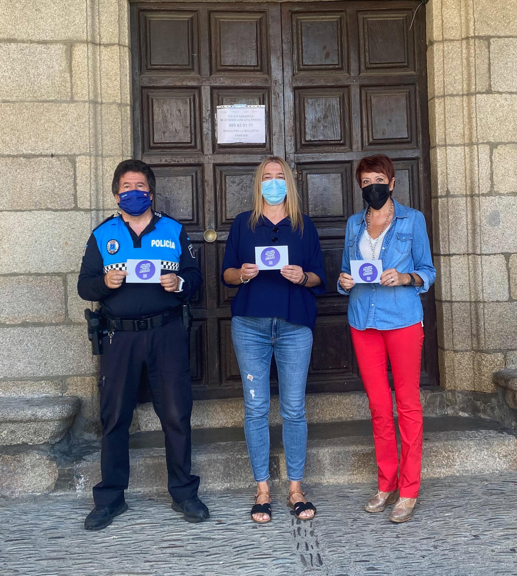 <strong>El Ayuntamiento de Puebla de Sanabria se suma a la campa&ntilde;a del &ldquo;Punto Violeta&rdquo; promovida por el Ministerio de Igualdad</strong>