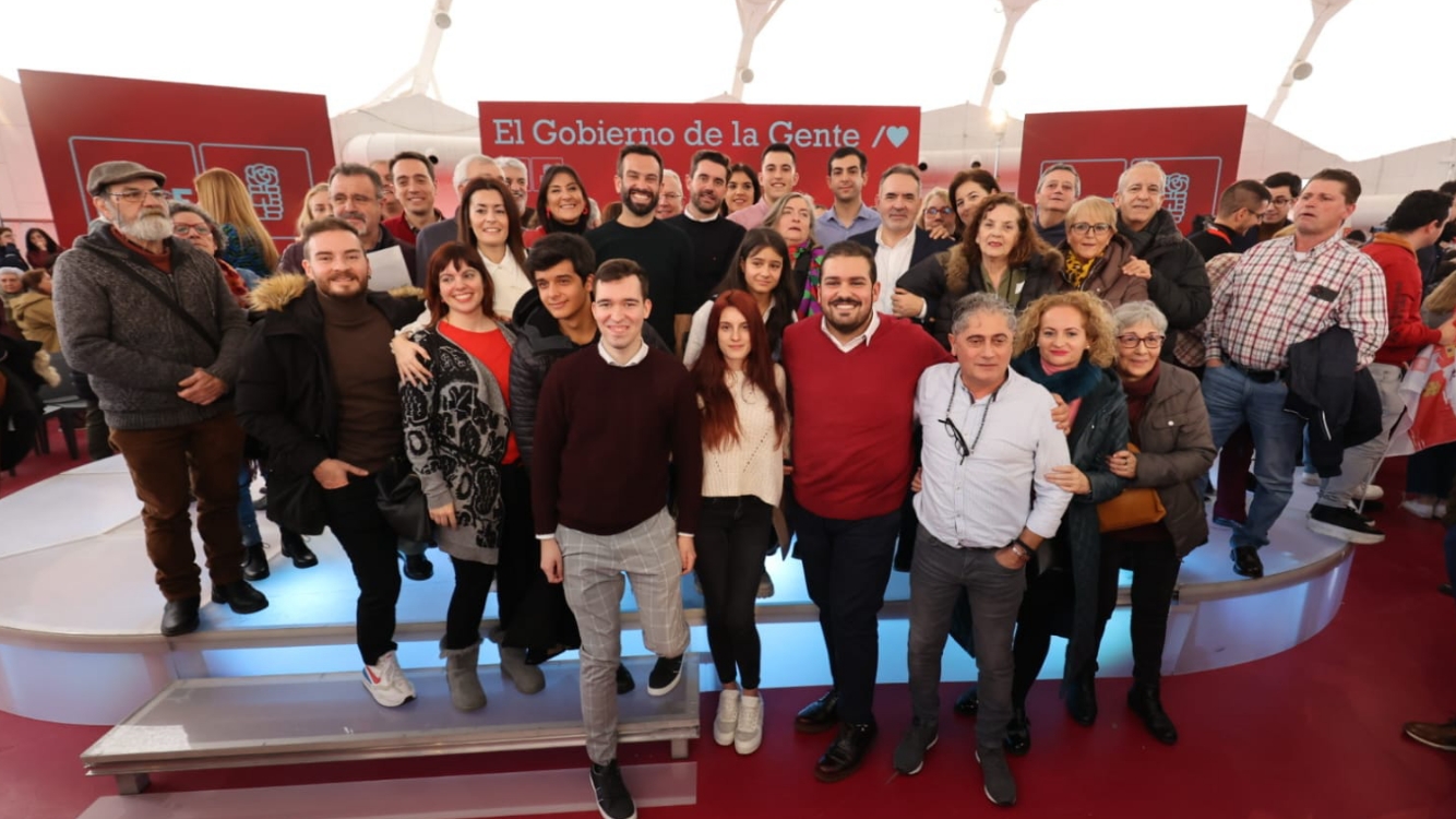 <strong>El PSOE de Zamora apoyando al Candidato a la Alcaldía, David Gago</strong>