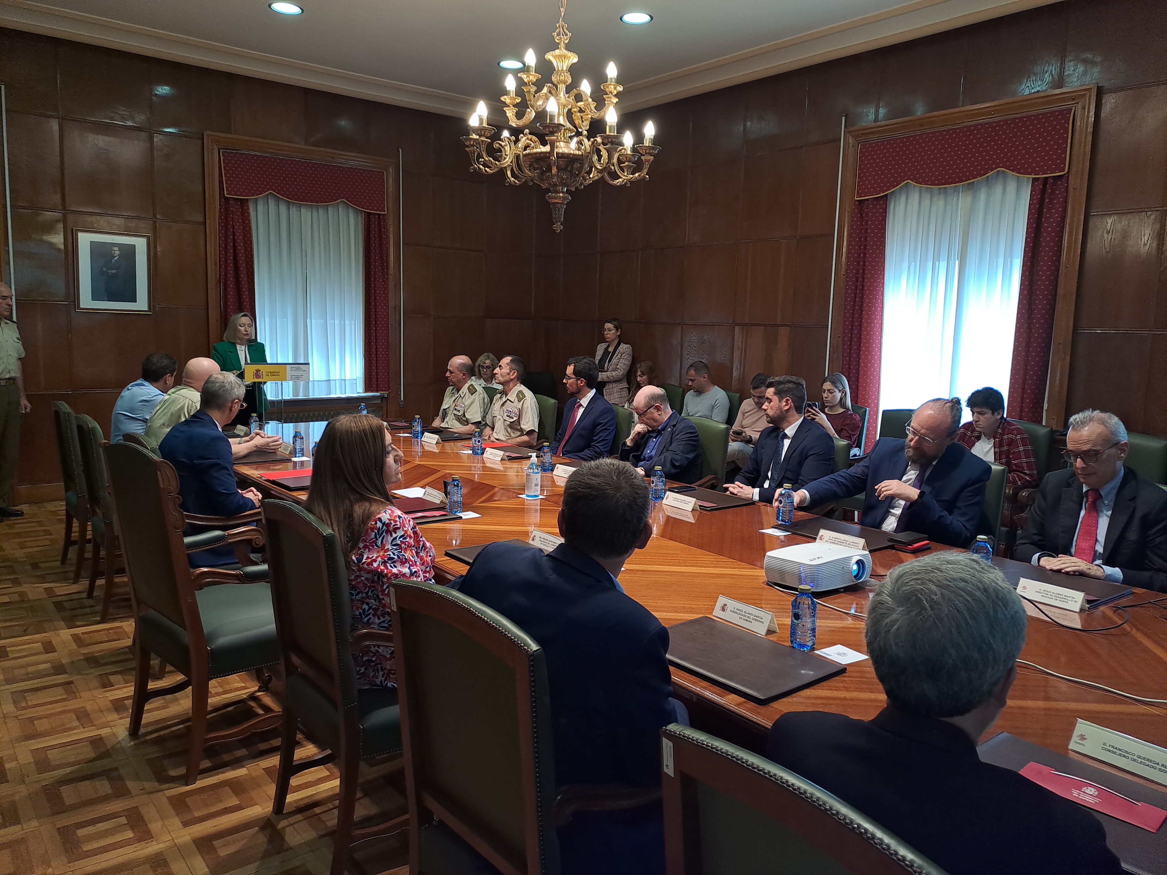 <strong>Antidio Fagúndez asiste a la firma del Convenio entre Ministerio de Defensa y Universidad de Salamanca para el impulso tecnológico de Montelarreina </strong> <strong>Antidio Fagúndez asiste a la firma del Convenio entre Ministerio de Defensa y Universidad de Salamanca para el impulso tecnológico de Montelarreina </strong>