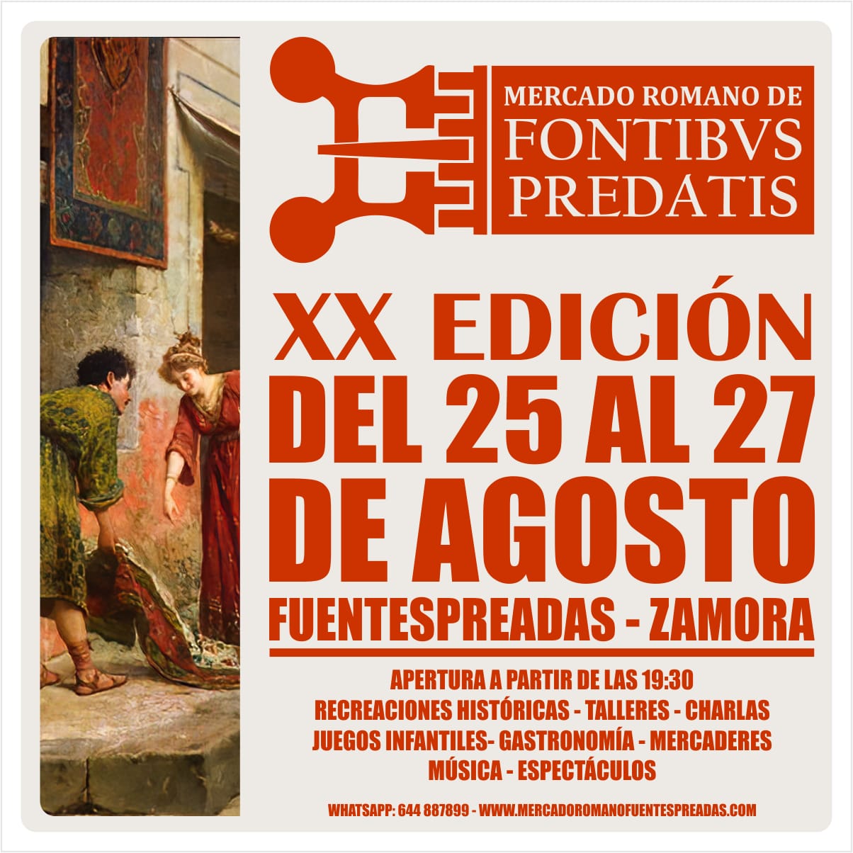 <strong>Fuentespreadas acoge el XX Mercado Romano de Fontibus Predatis</strong> <strong>Fuentespreadas acoge el XX Mercado Romano de Fontibus Predatis</strong>