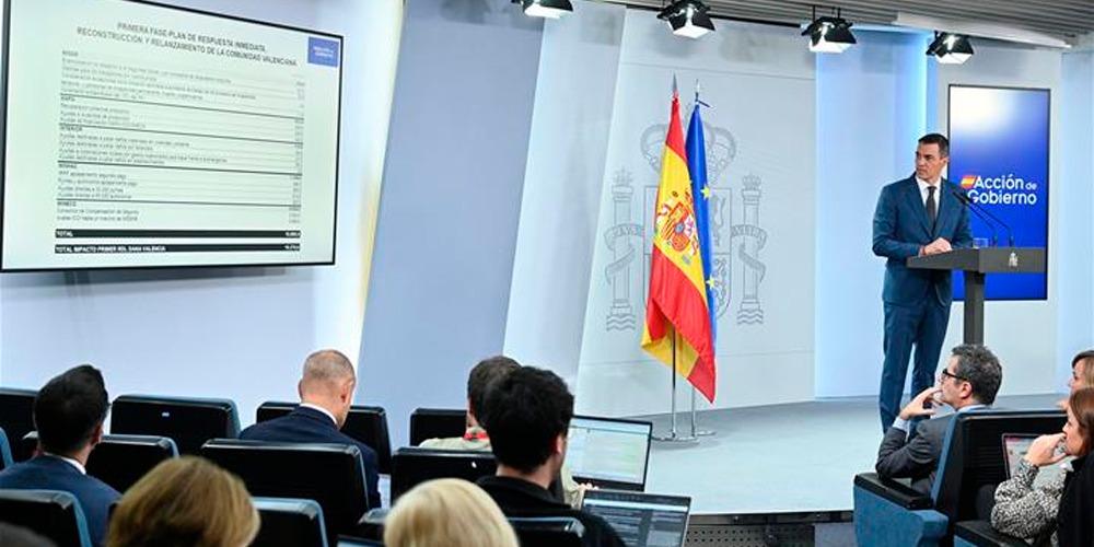 Pedro Sánchez pone en marcha los primeros 10 mil millones de ayudas para reconstruir Valencia Pedro Sánchez pone en marcha los primeros 10 mil millones de ayudas para reconstruir Valencia